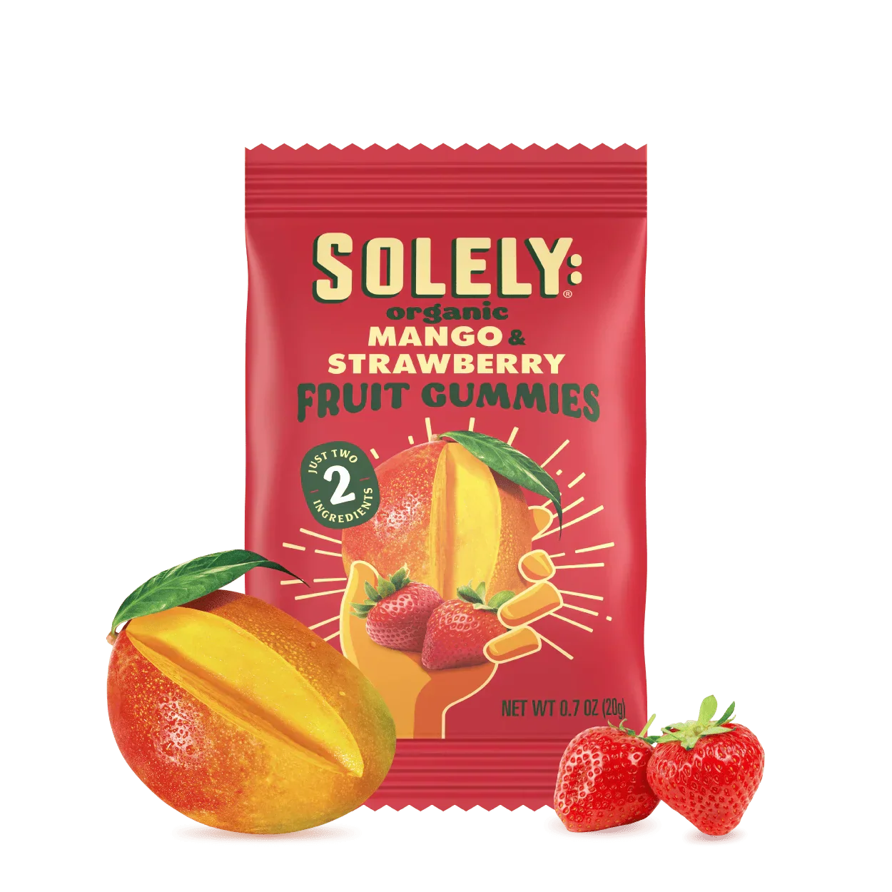 Organic Mango Strawberry Whole Fruit Gummies