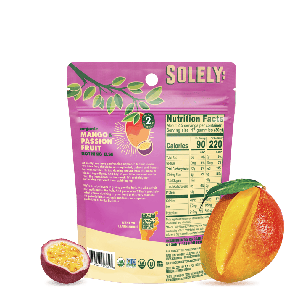 Organic Mango Passion Fruit Gummies