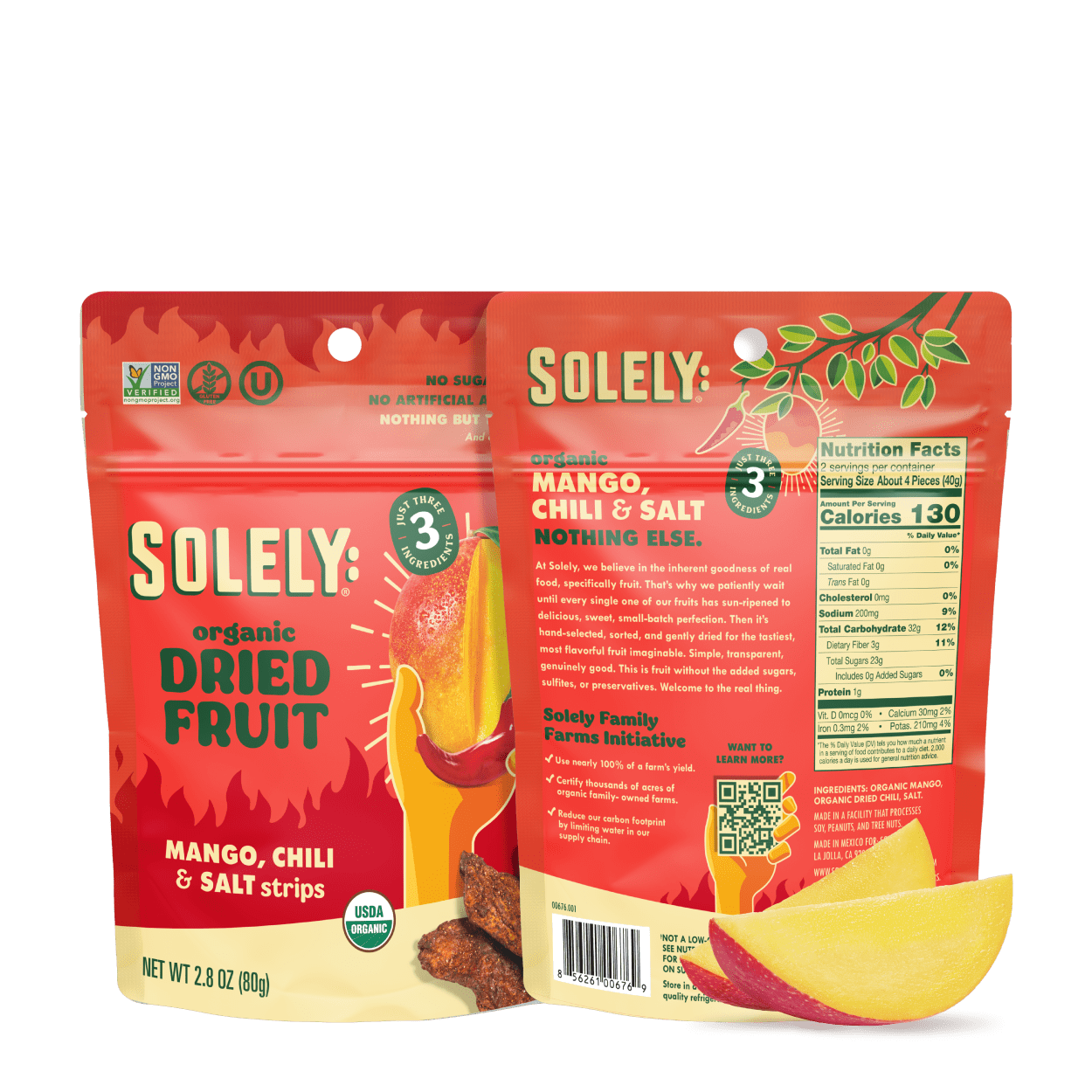 Organic Mango Strips With Chili and Salt