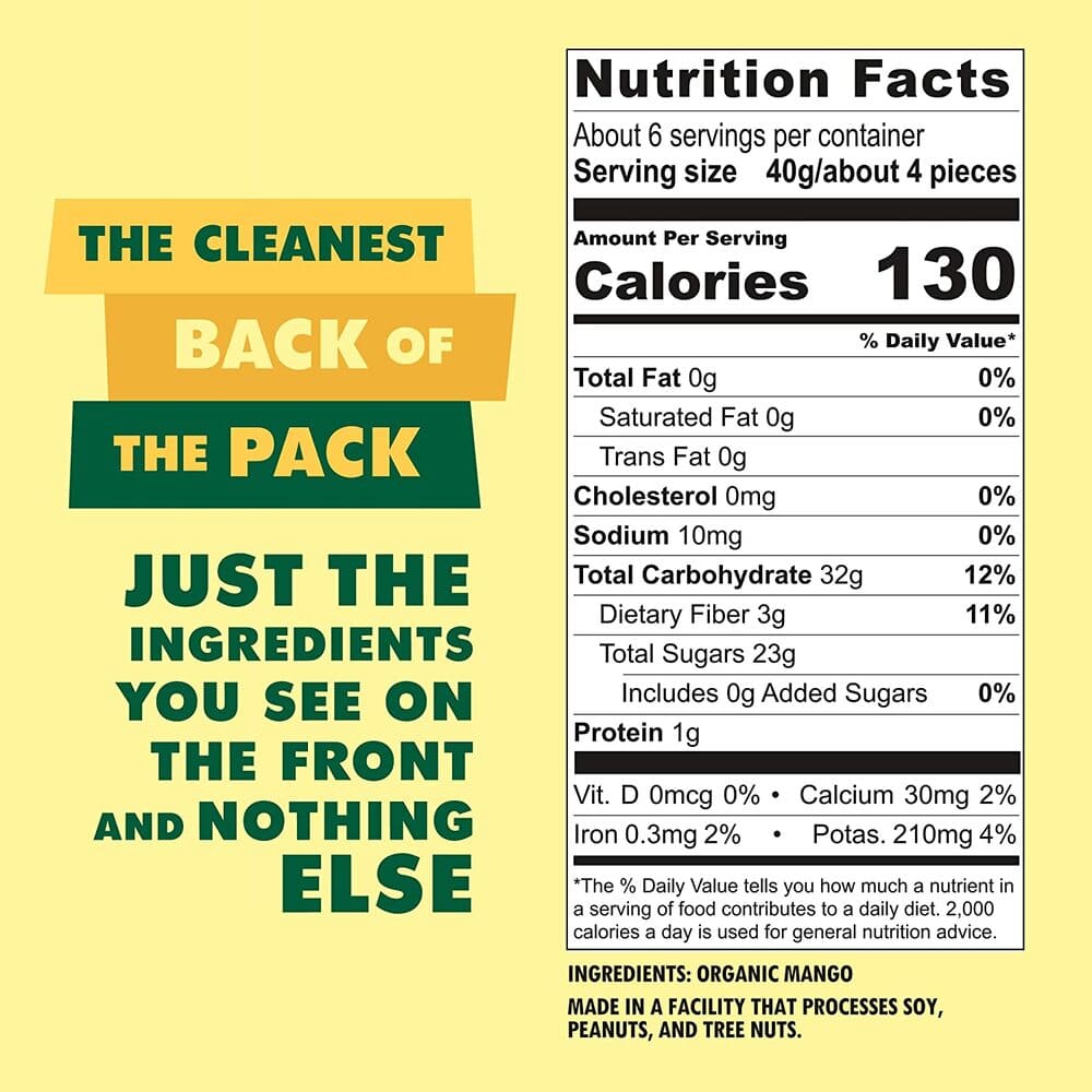 Organic Dried Mango Halves