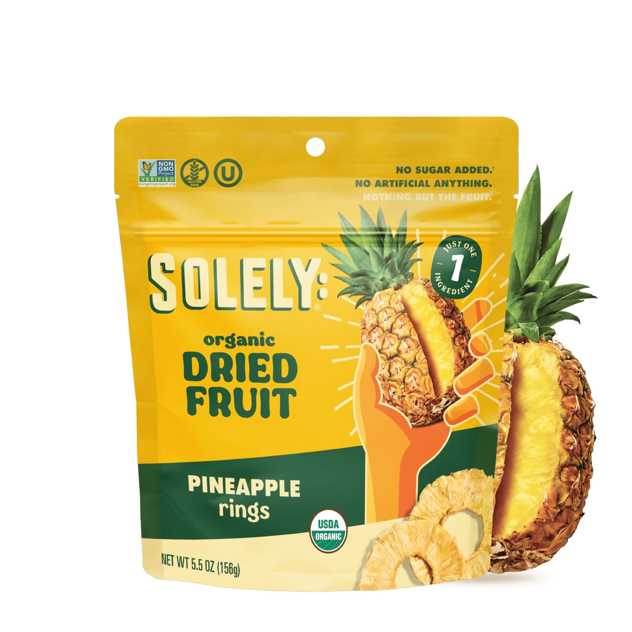 Organic Dried Pineapple Rings 5.5oz