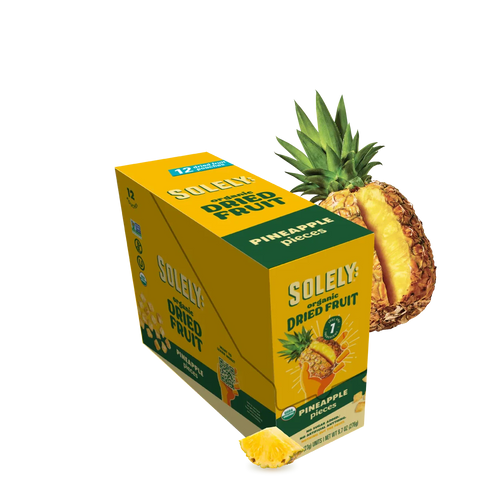 Dried Organic Pineapple Pieces